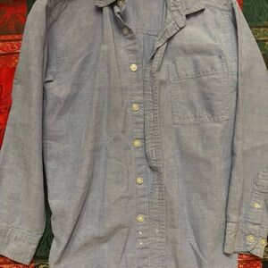 Cherokee Light Blue Casual Button Down Shirt